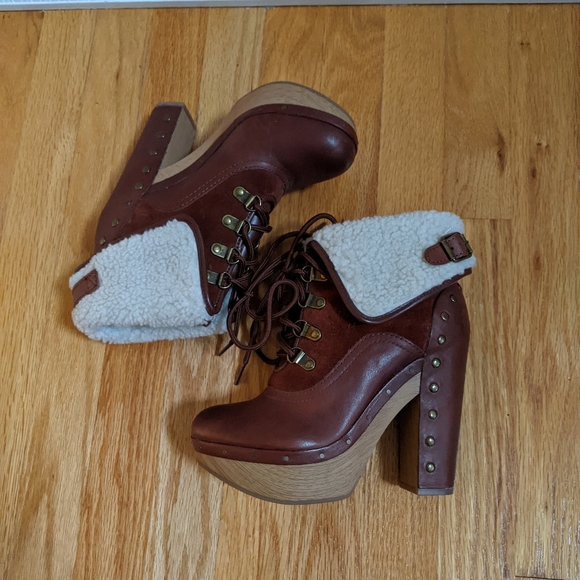 Lucky Brand Leather ankle booties . Size 6 - Picture 3 of 9
